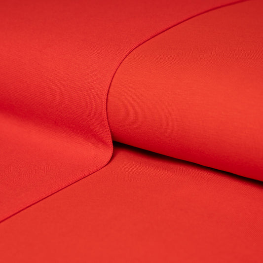 Remnant 20cm - Plain Cotton Jersey - Red