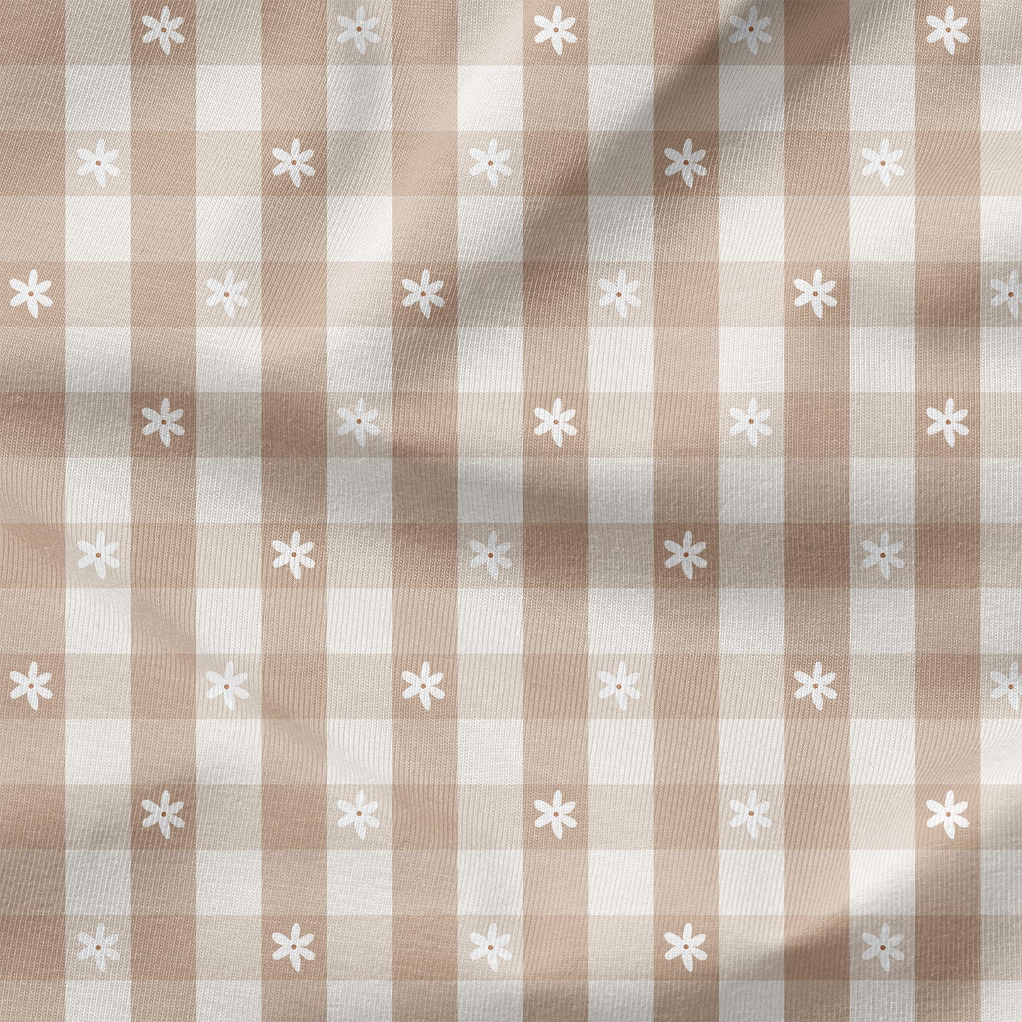 PRE-ORDER - Daisy Gingham Beige