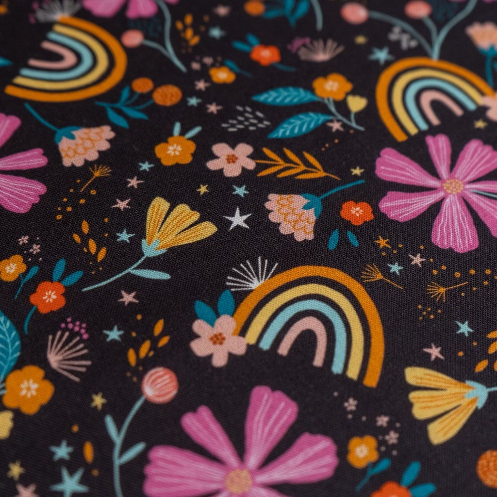 100% Cotton - Rainbow Floral by Dashwood Studios