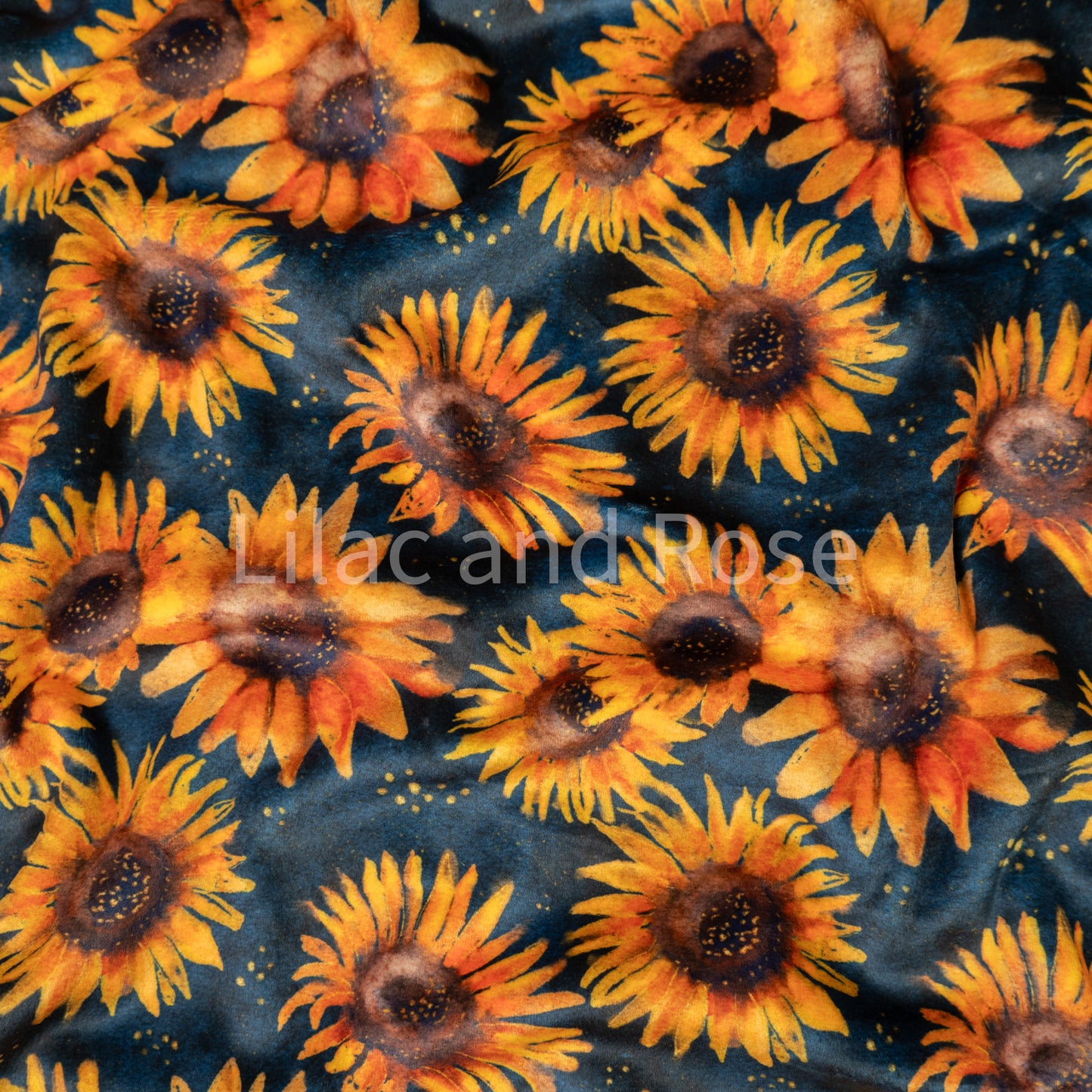 Squish - Sunflowers on Navy