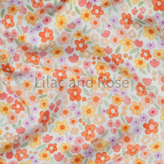 Cotton Jersey - Ditsy Summer Floral