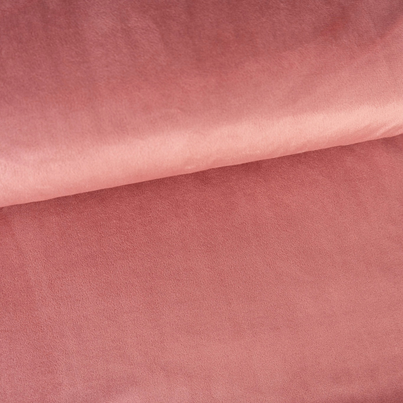 Single Sided Minky Fleece - Rose Pink
