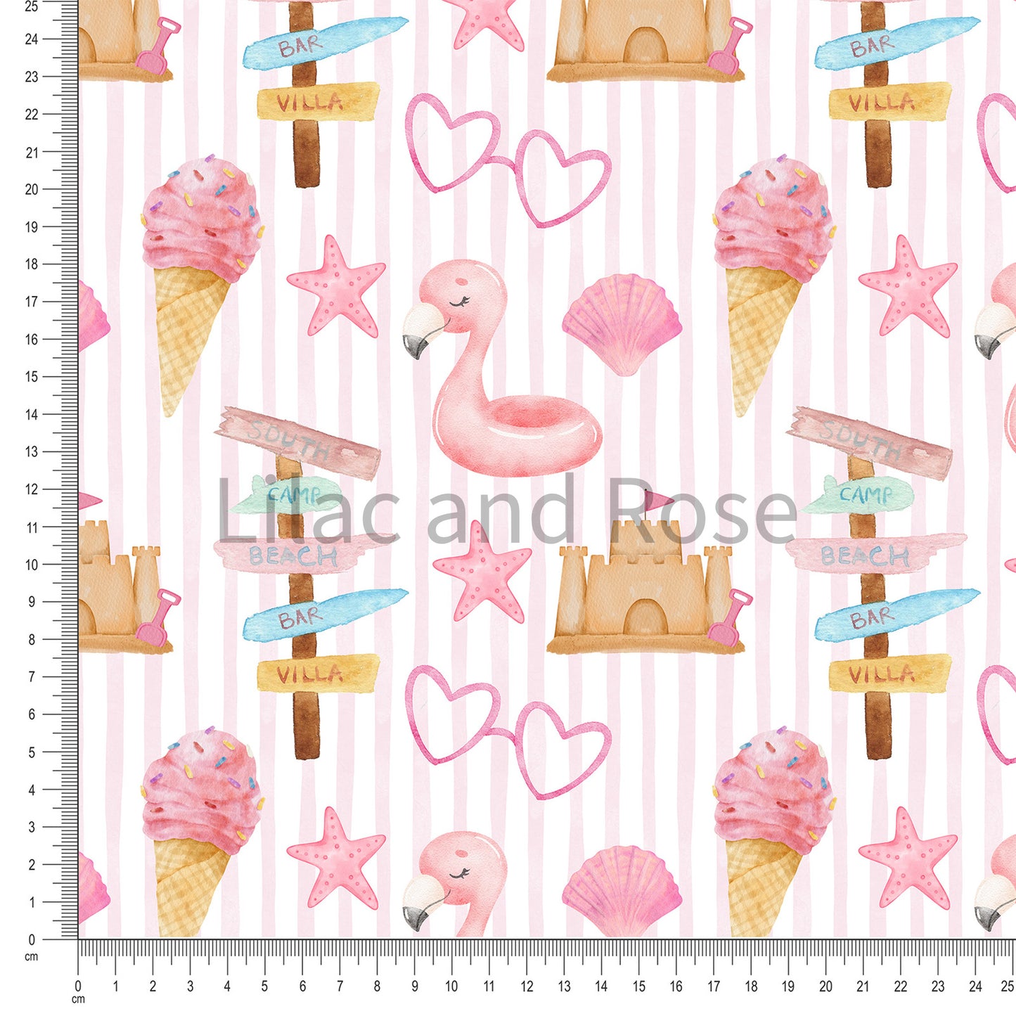 PRE-ORDER - Beach Days Pink Stripe