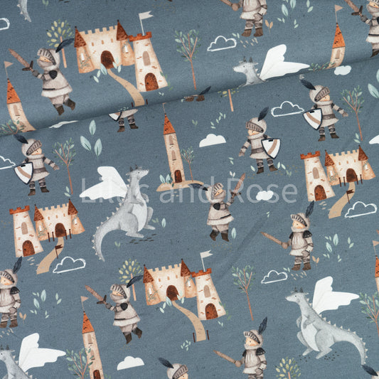 Cotton Jersey - Wallace in Steel