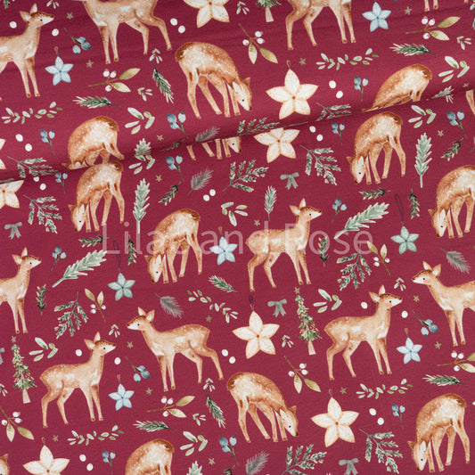 Cotton Jersey - Papir in Wine (Exclusive)