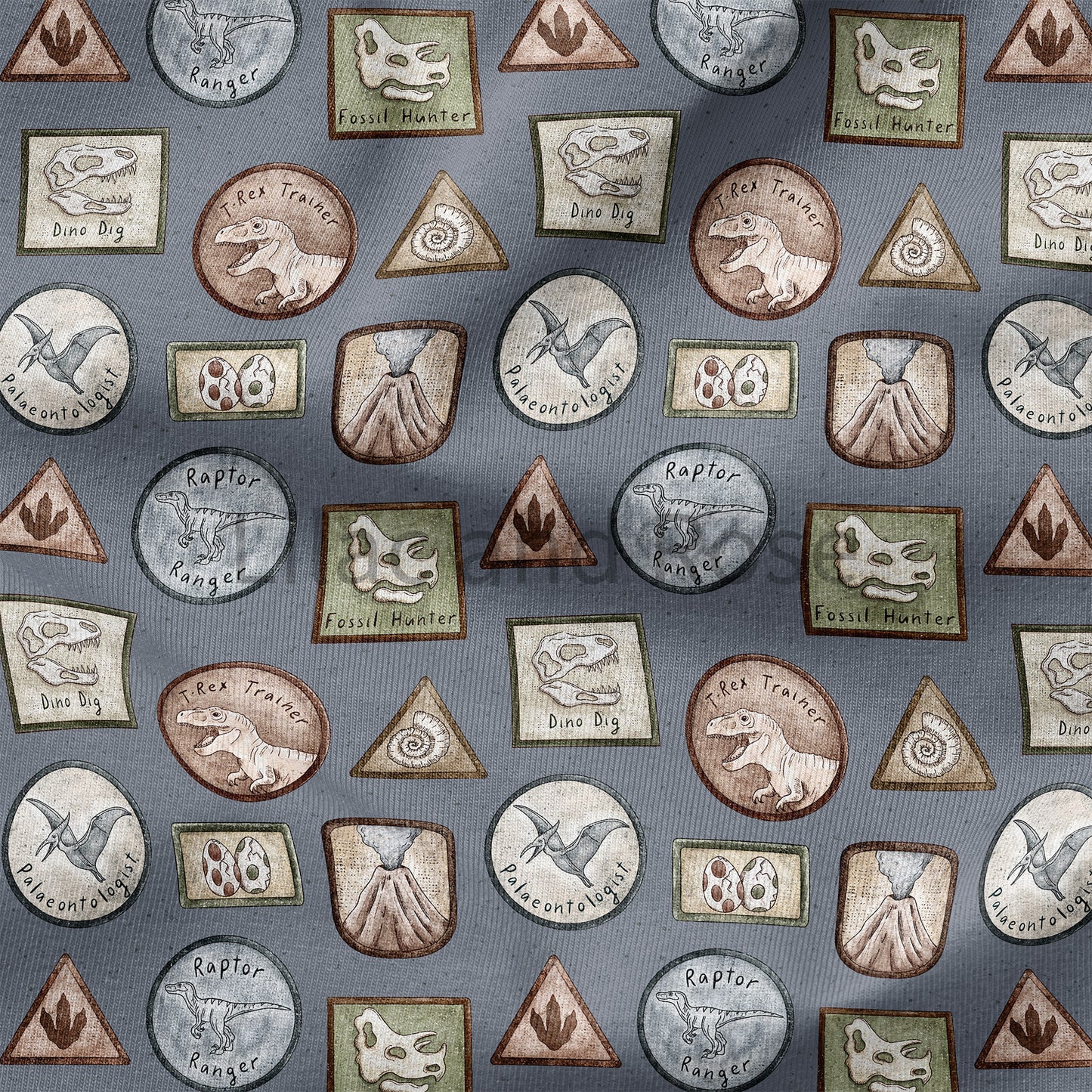 PRE-ORDER - Dino Badges in Steel (Exclusive)