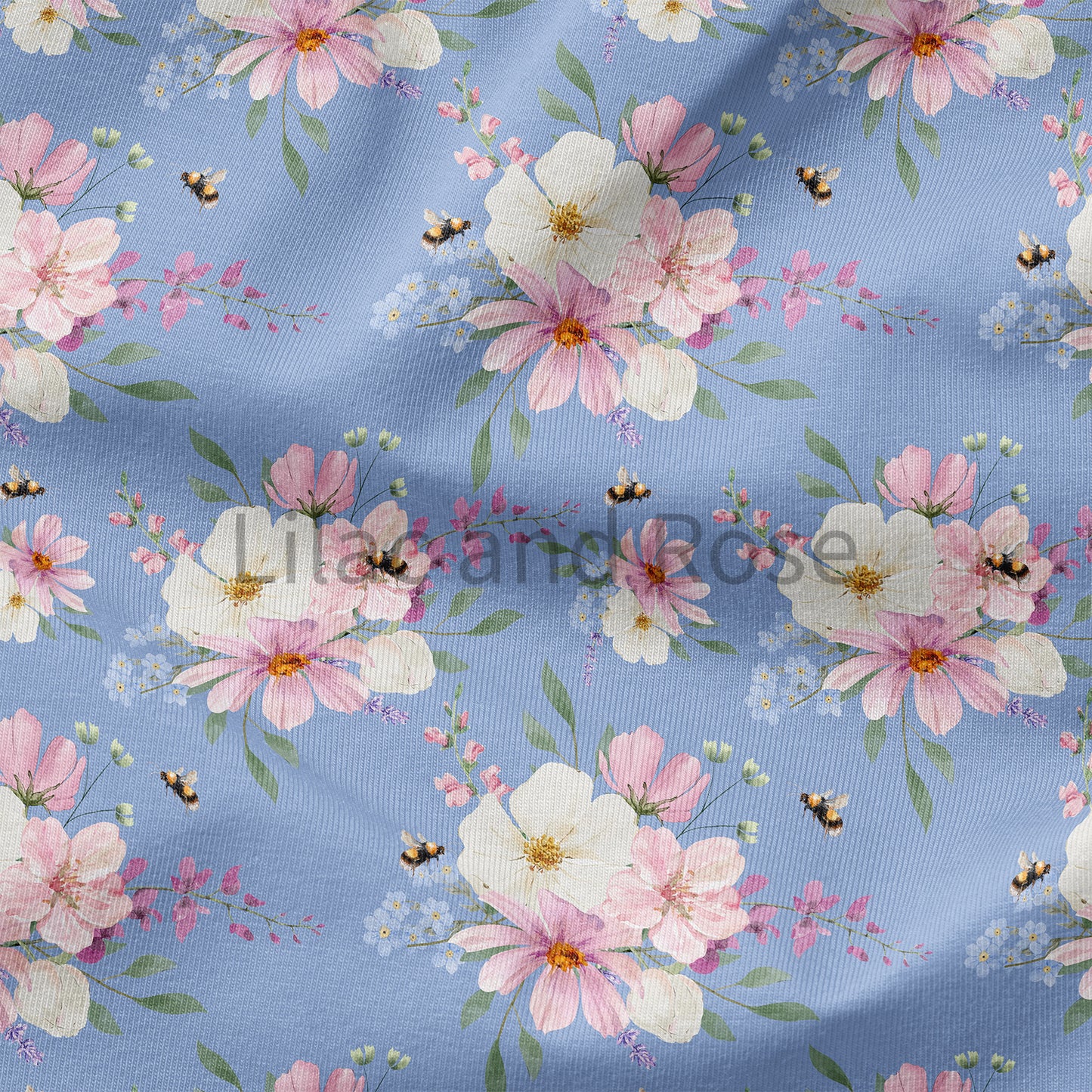 PRE-ORDER - Floral Bee Blue