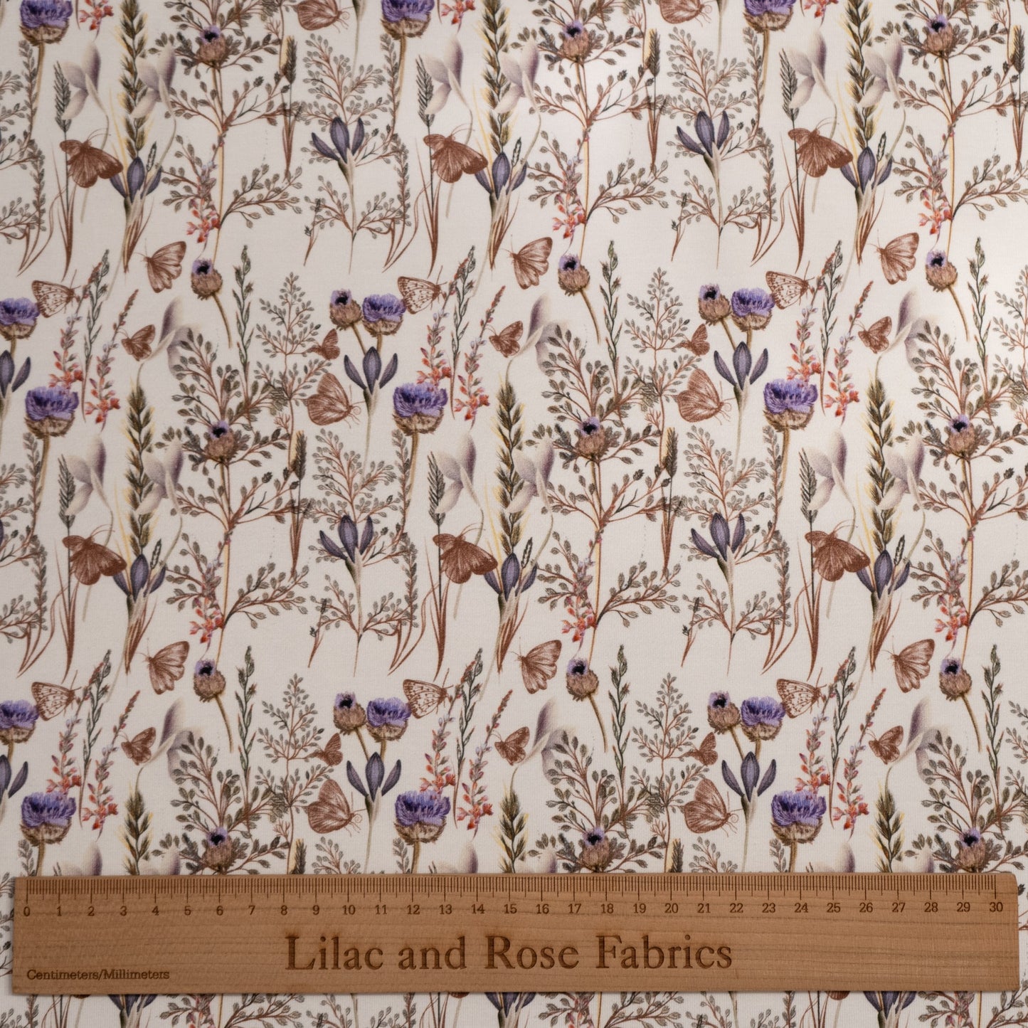 Cotton Jersey - Butterfly Floral