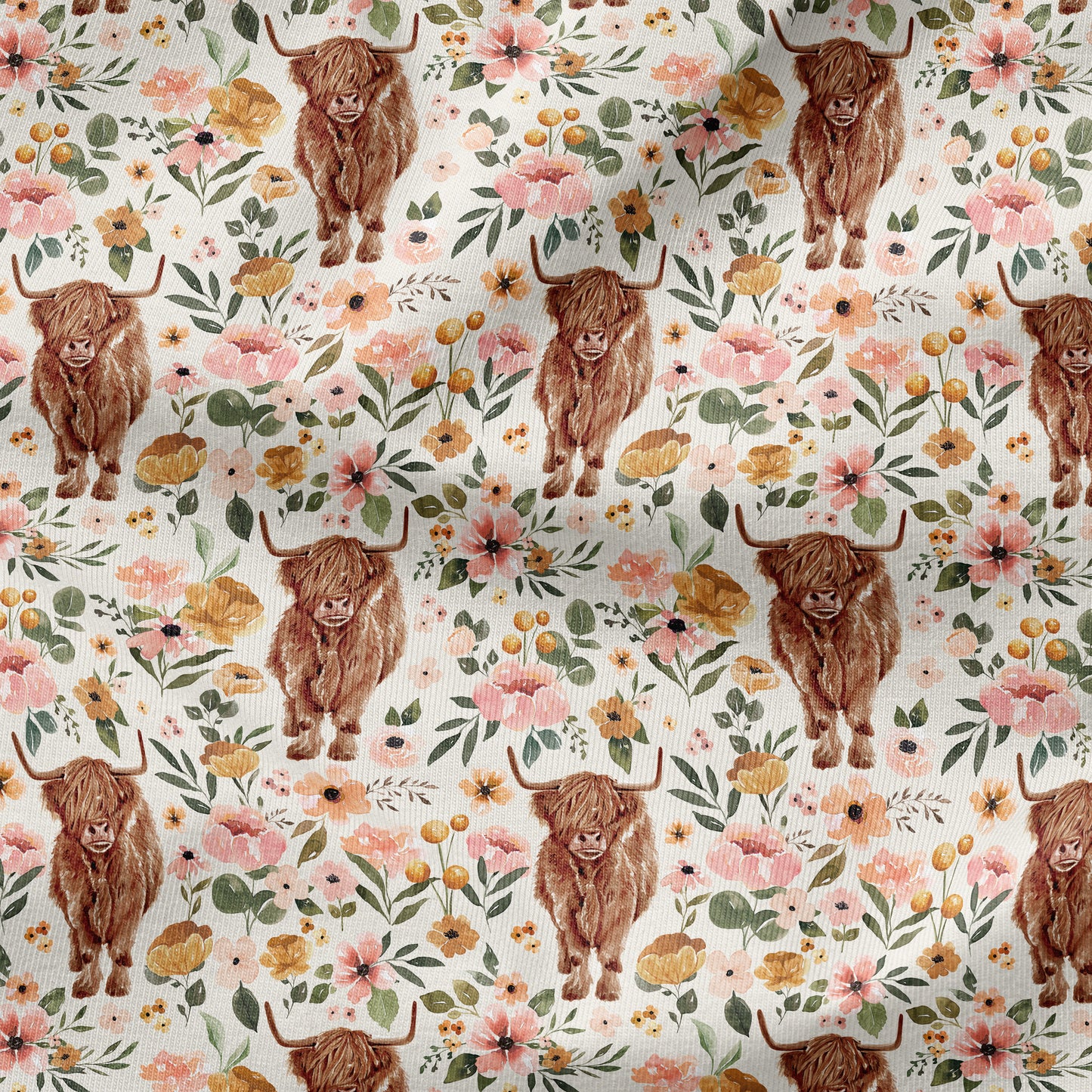 PRE-ORDER - Highland Cow Floral