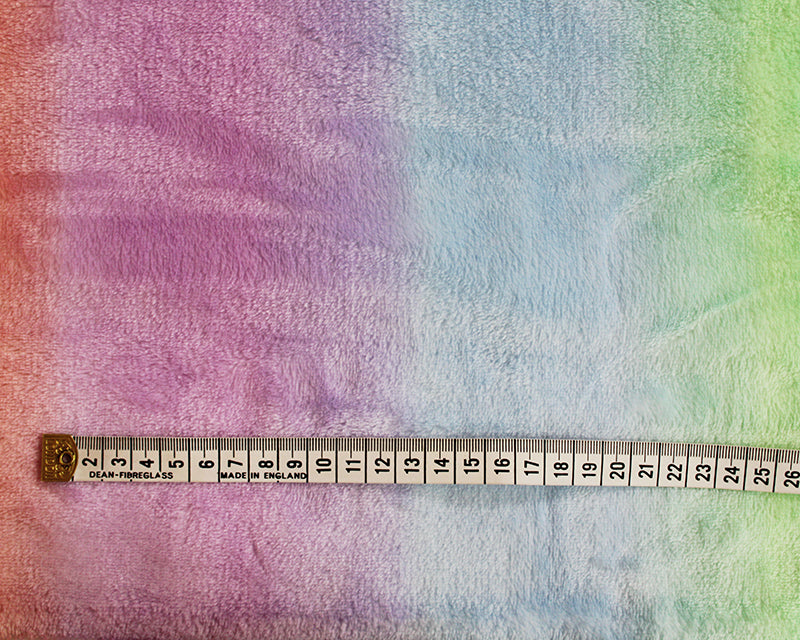 Cuddle Fleece - Pastel Rainbow