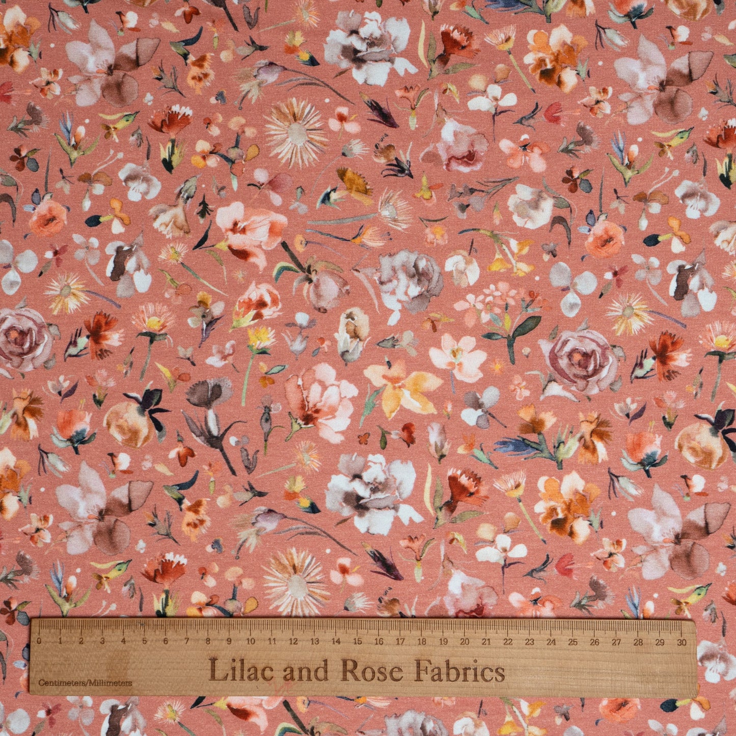Cotton Jersey - Rose Pink Floral