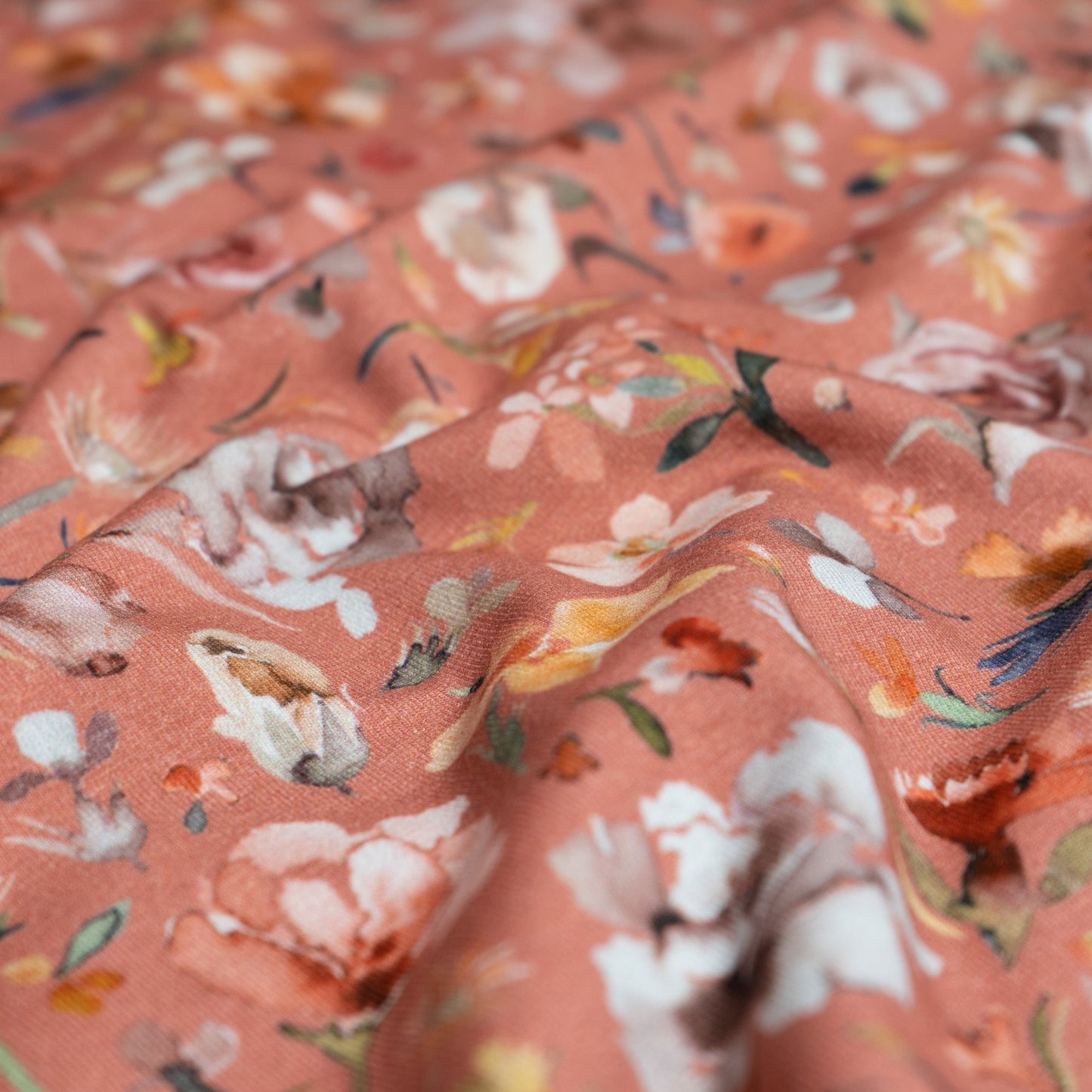 Cotton Jersey - Rose Pink Floral