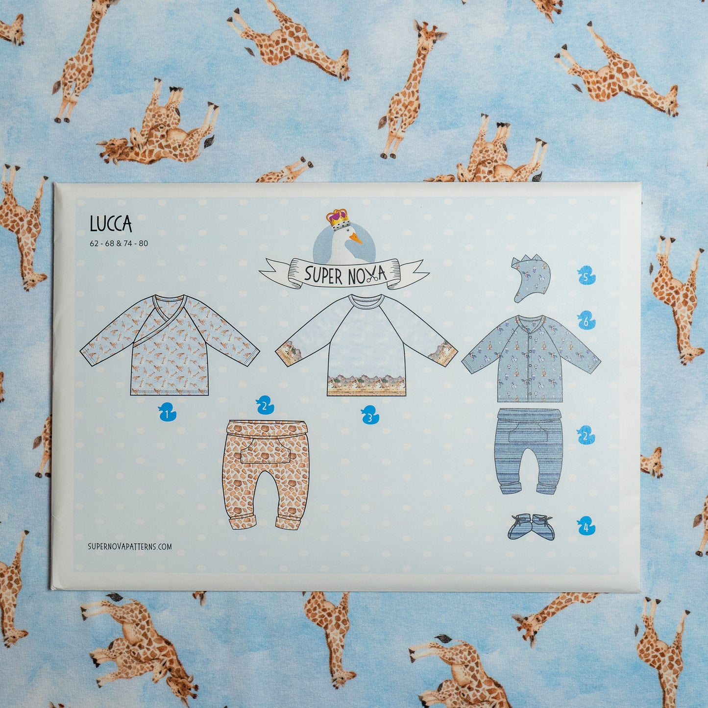 Paper Sewing Pattern, Luca by Supernova Patterns