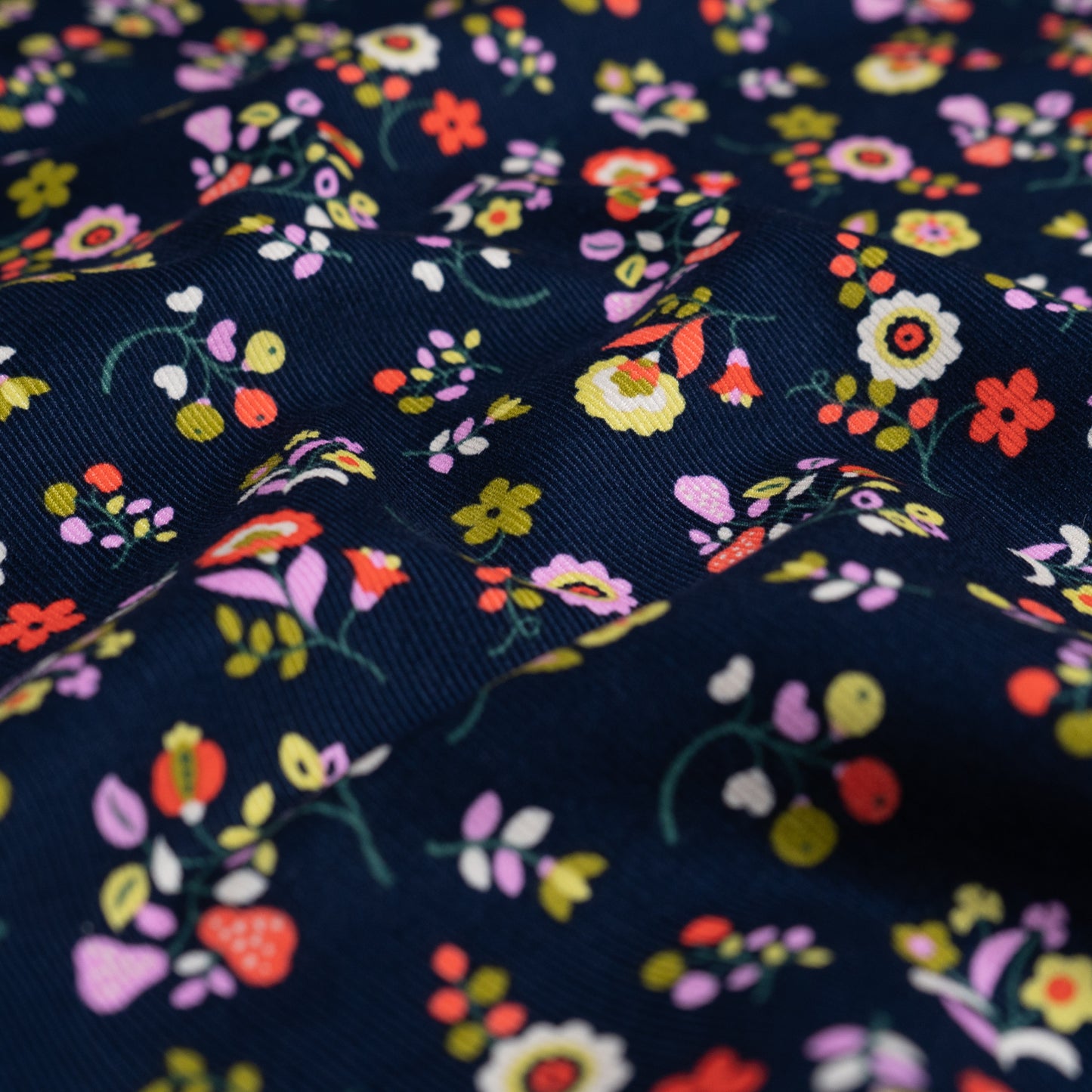 21 Wale Needlecord - Dashwood Studios Kaleidoscope Floral