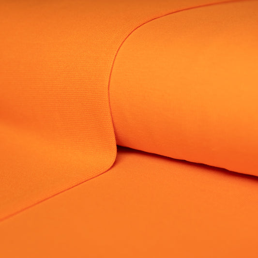 Remnant 63cm - Plain Cotton Jersey - Bright Orange