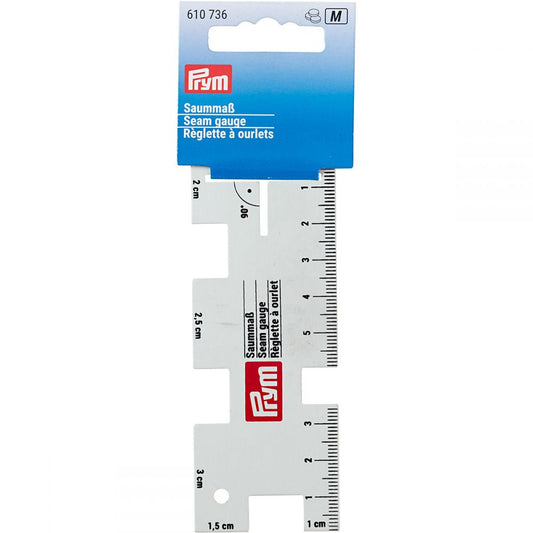 Prym Metal Seam Gauge, 100% Aluminium