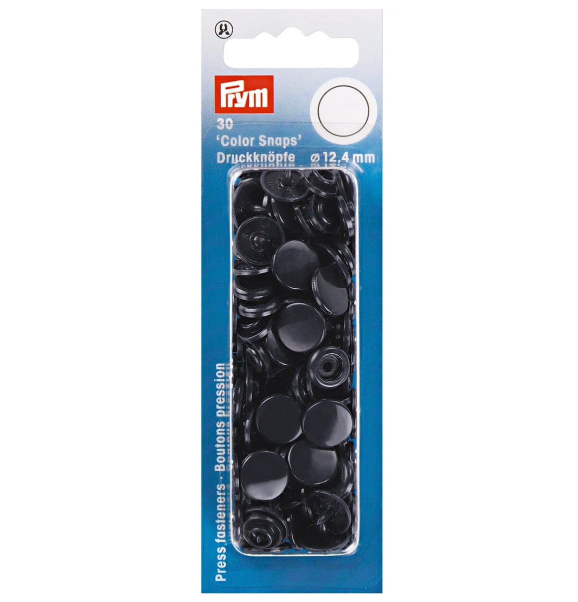Prym Colour Snaps 12.4mm Diameter - 30 Pack