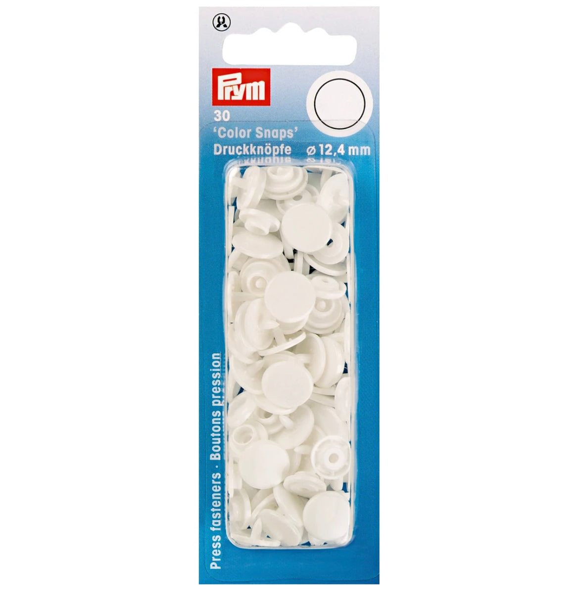 Prym Colour Snaps 12.4mm Diameter - 30 Pack