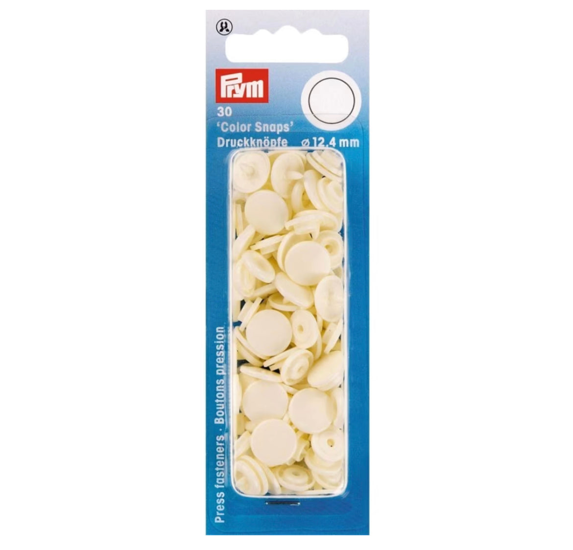 Prym Colour Snaps 12.4mm Diameter - 30 Pack