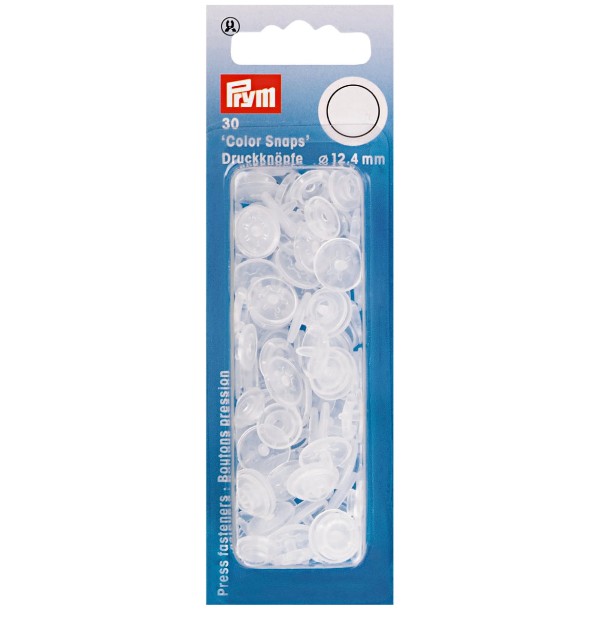 Prym Colour Snaps 12.4mm Diameter - 30 Pack