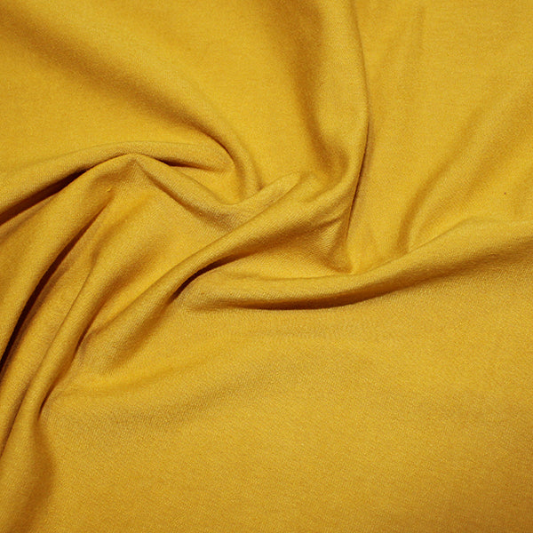 Remnant 98cm - Plain Cotton Jersey - Ochre