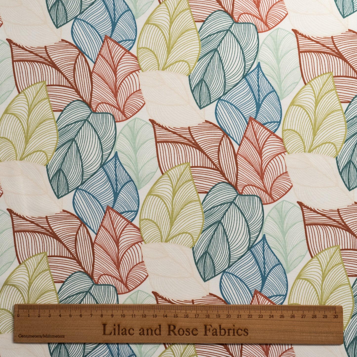 Organic French Terry - Autumn Leaves