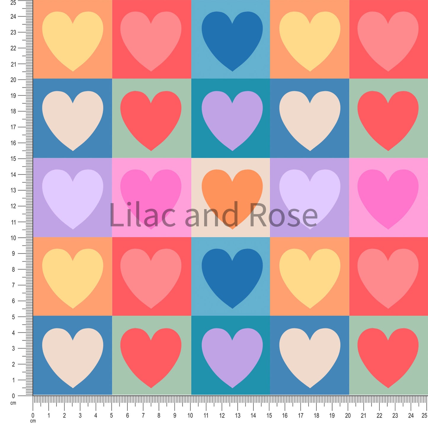 PRE-ORDER - Pastel Patchwork Hearts