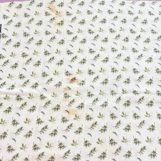 Marked Remnant 54cm - Double Gauze - Leaves