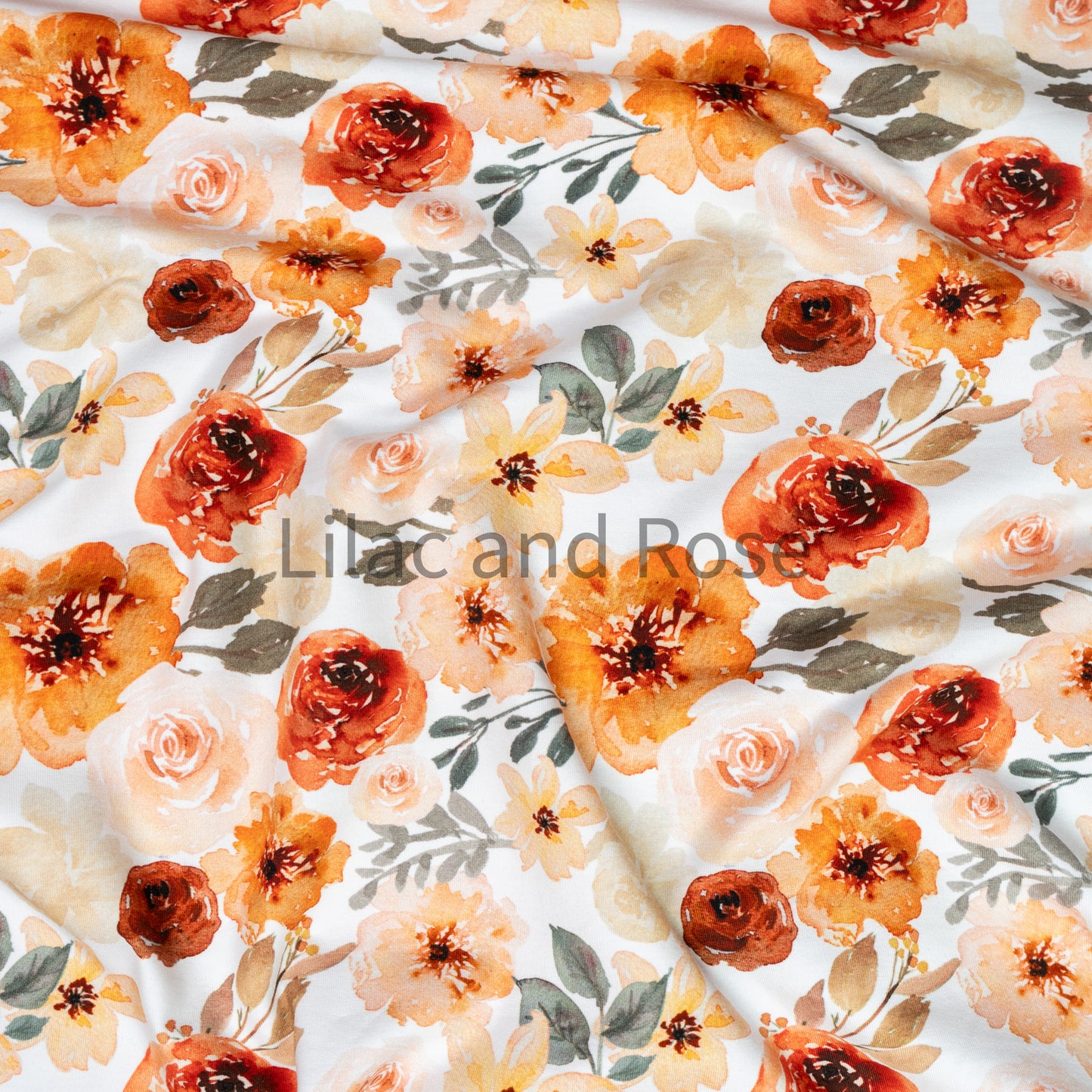 Cotton Jersey - Rusty Floral