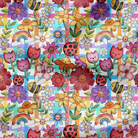 PRE-ORDER - Bright Flowers - Rainbow Gingham (Exclusive)