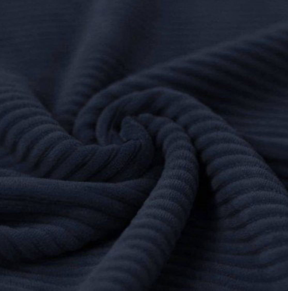 Stretch Corduroy Jersey - Navy