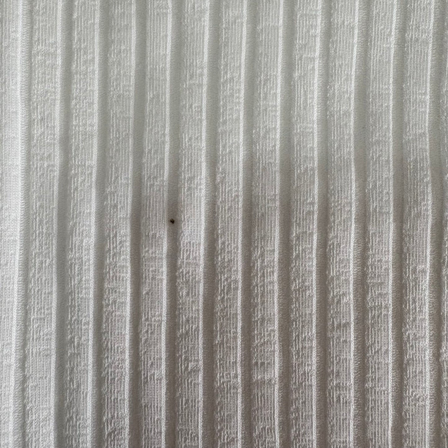 Remnant 52cm - Wide Drop Needle Rib Jersey - Ecru