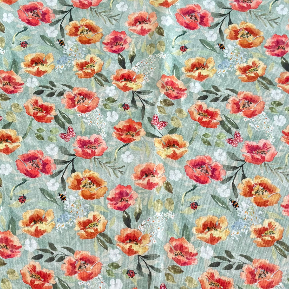 Remnant 65cm - French Terry - Busy Meadow in Fern (Exclusive)