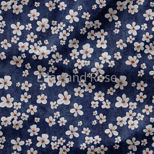 PRE-ORDER - Ditsy Flowers on Navy
