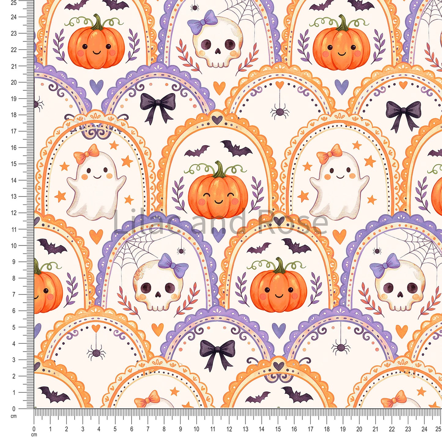 PRE-ORDER - Halloween Cream Scallop