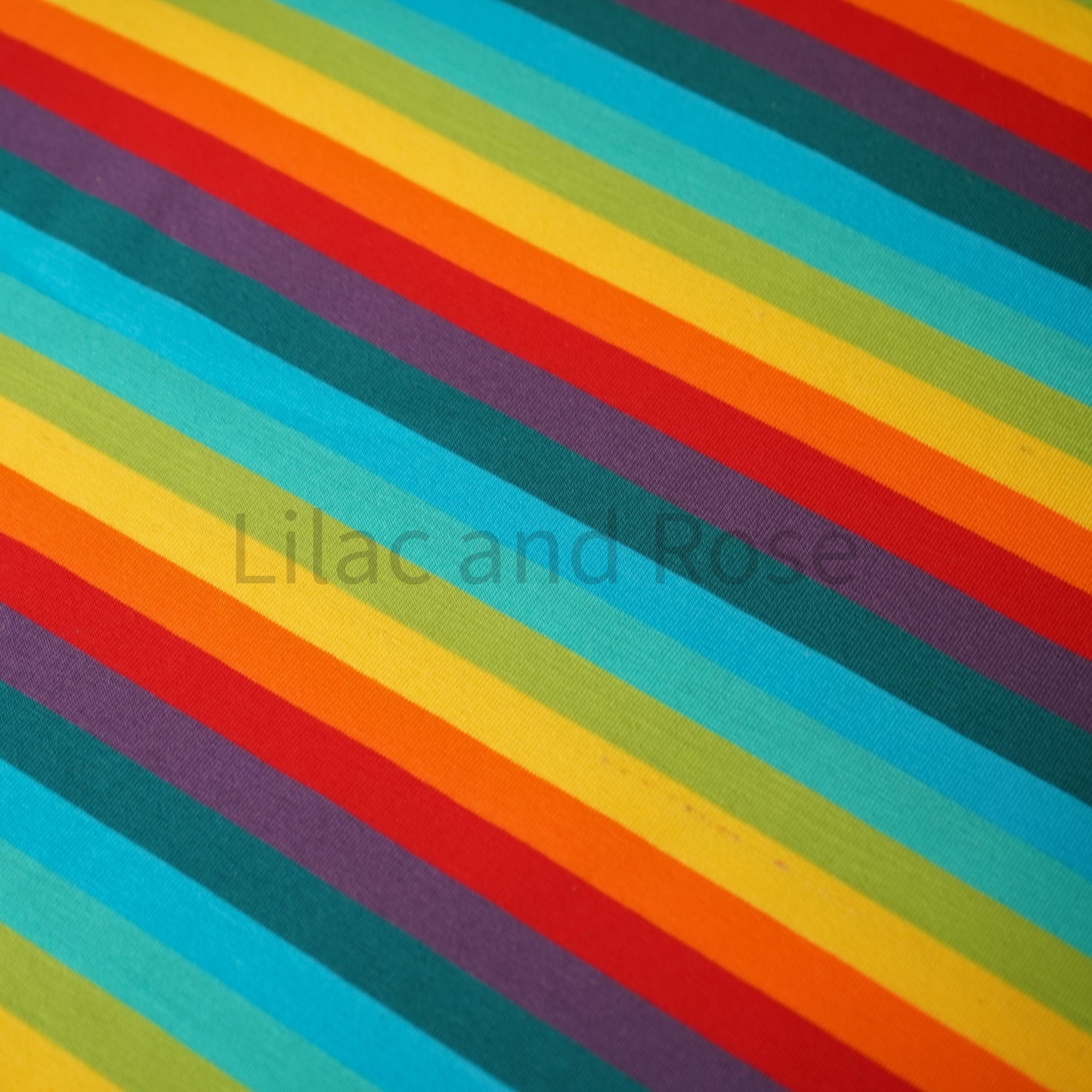 Cotton Jersey - Rainbow Stripes