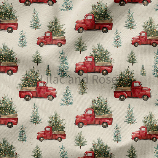 PRE ORDER - Red Christmas Trucks