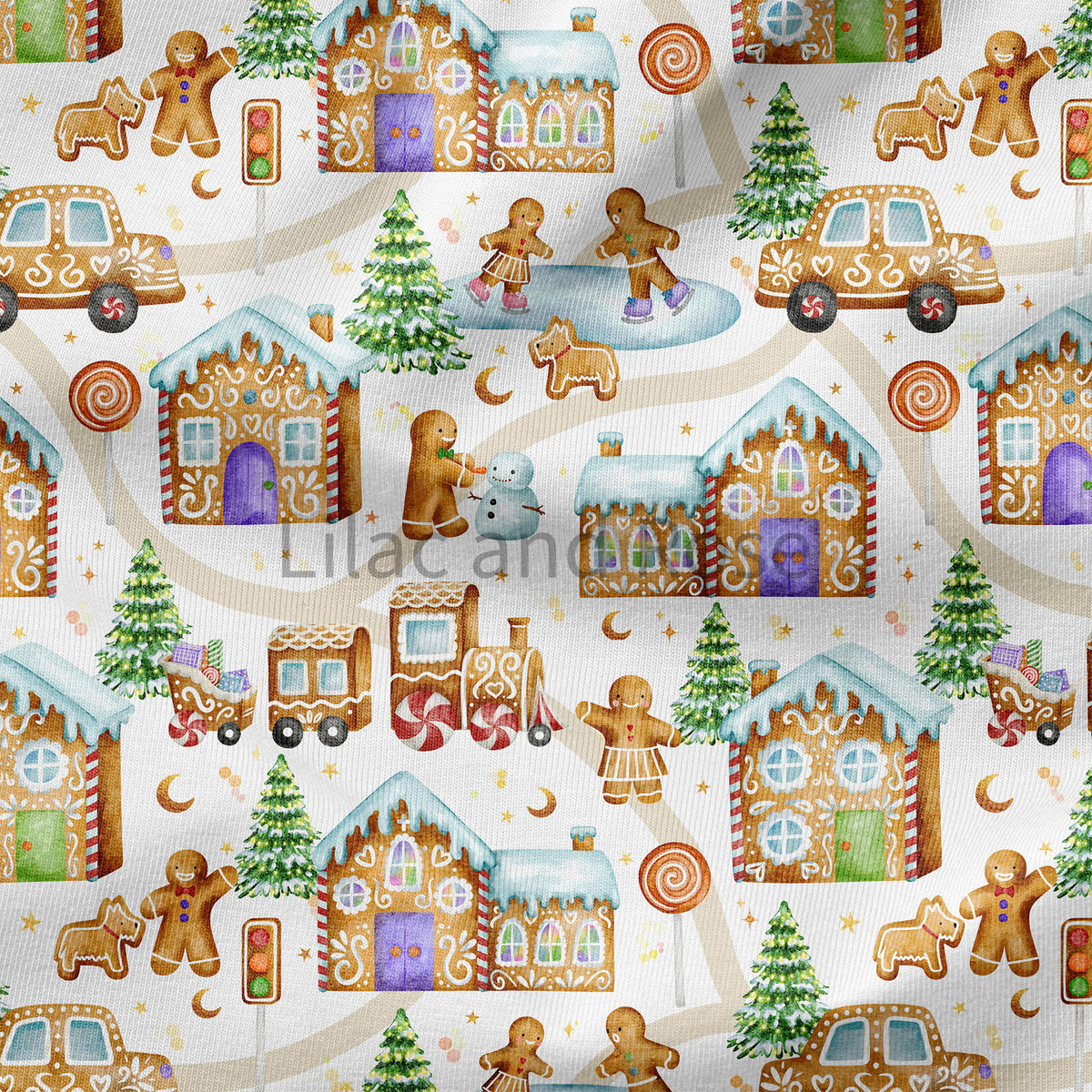 PRE ORDER - Gingerbread Town - White