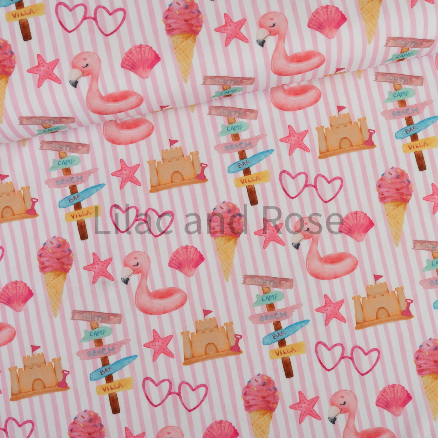 Swim - Beach Days Pink Stripe