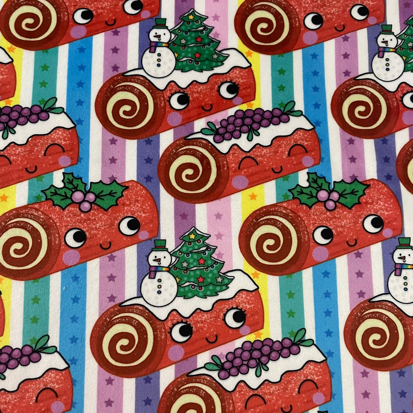 Remnant 48cm - Squish - Yule Log - Pastel Stripe (Exclusive)
