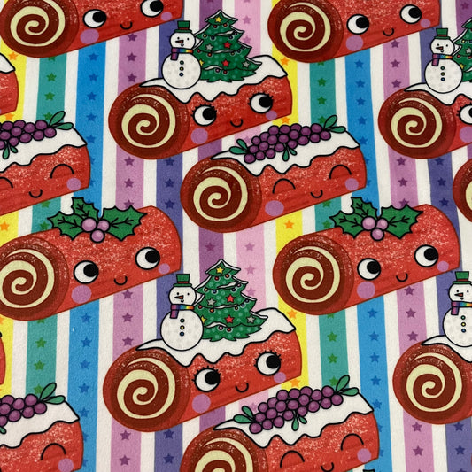 Remnant 48cm - Squish - Yule Log - Pastel Stripe (Exclusive)