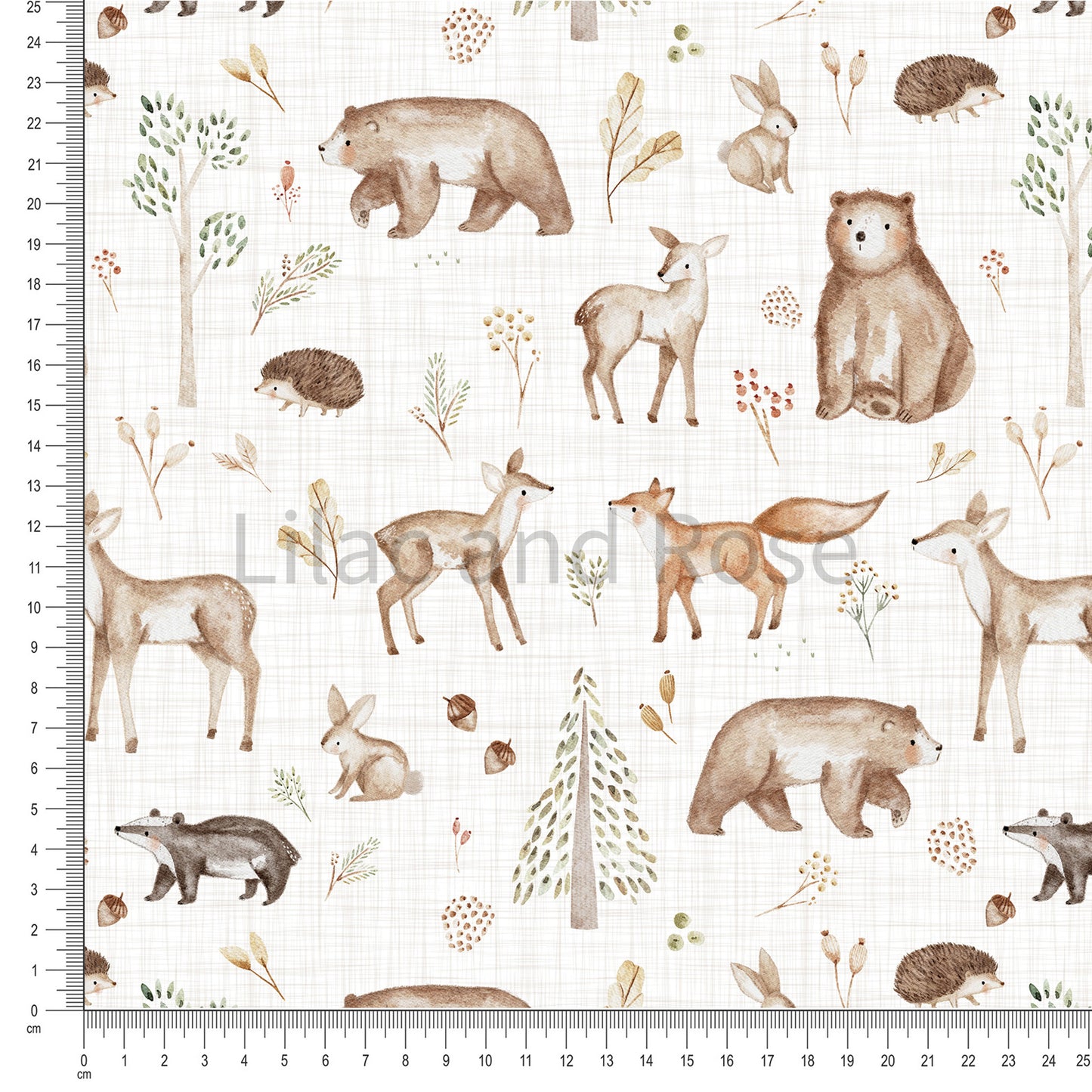 PRE-ORDER - Hickory Woodland in Linen