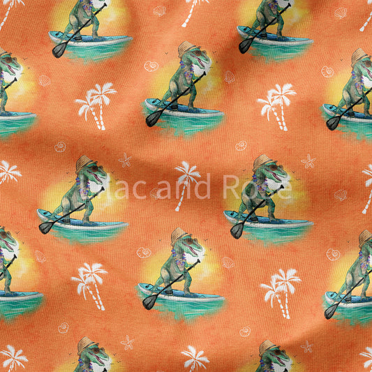 PRE-ORDER - Hawaii Dinos - Neon Orange