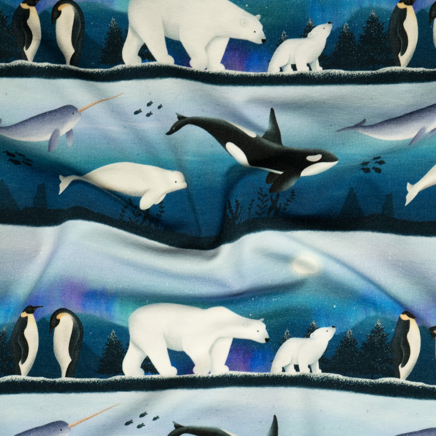 Cotton Jersey - Arctic Animals