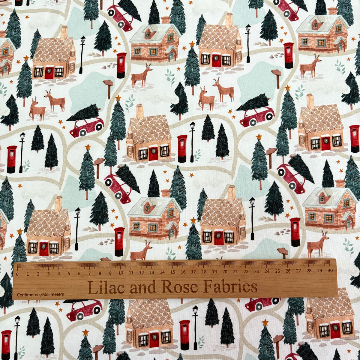 Cotton Jersey - Driving Home for Christmas
