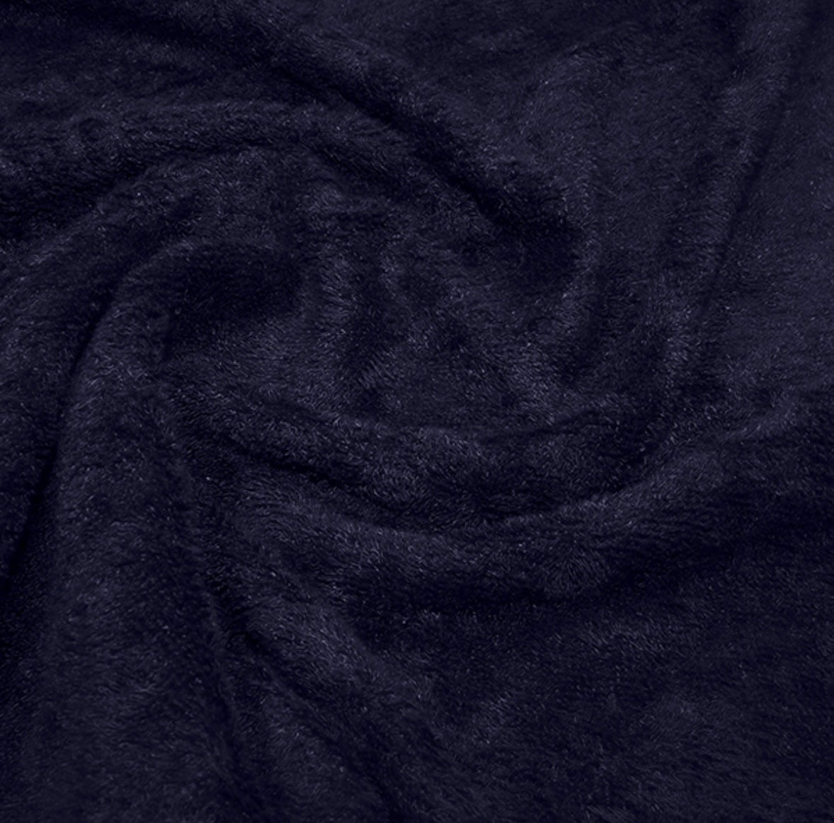 Bamboo Terry Towelling - Navy