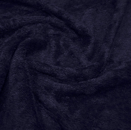 Bamboo Terry Towelling - Navy