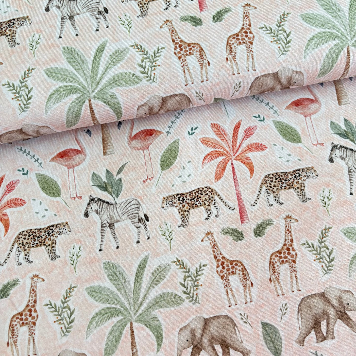 Cotton Jersey - Jungle Match - Floss
