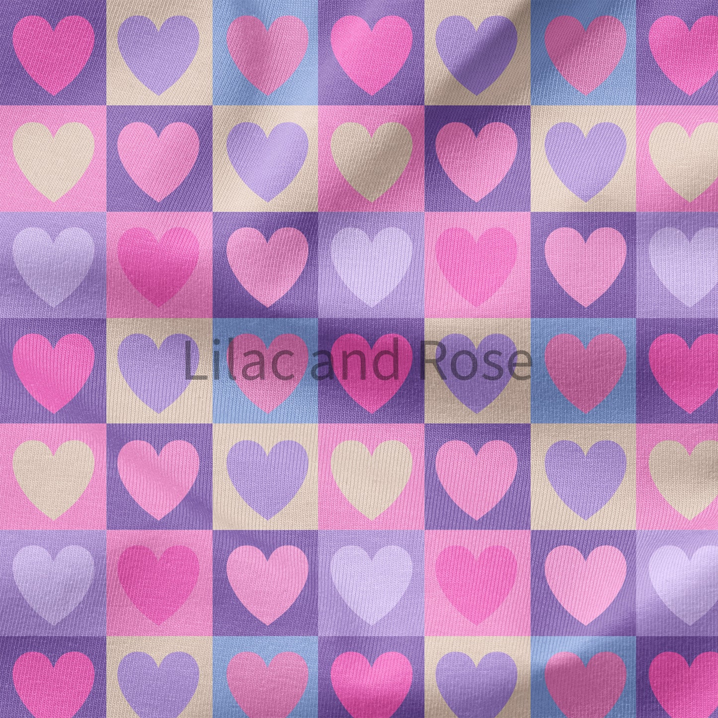 PRE-ORDER - Pink Patchwork Hearts