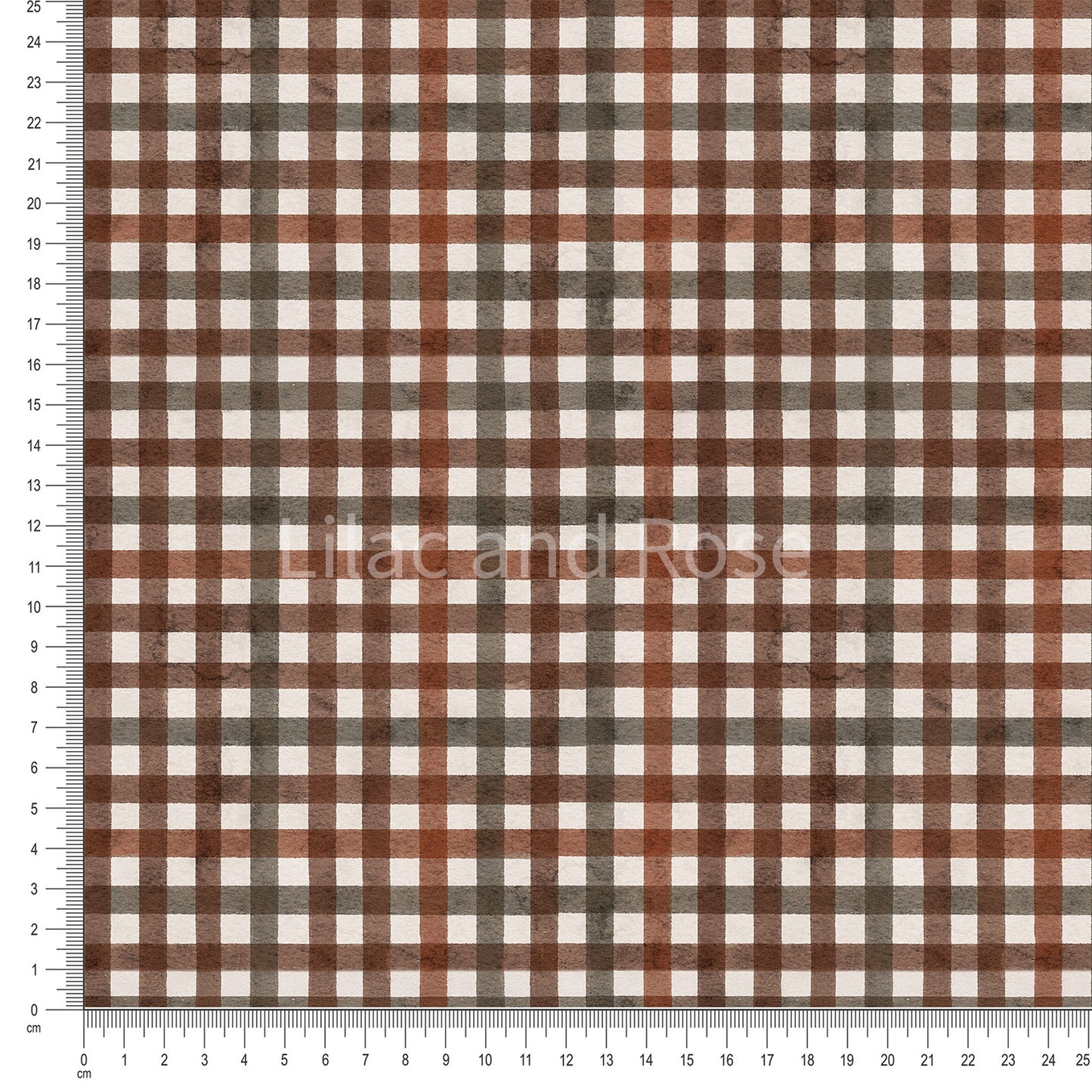 PRE-ORDER - Mini Brown Gingham